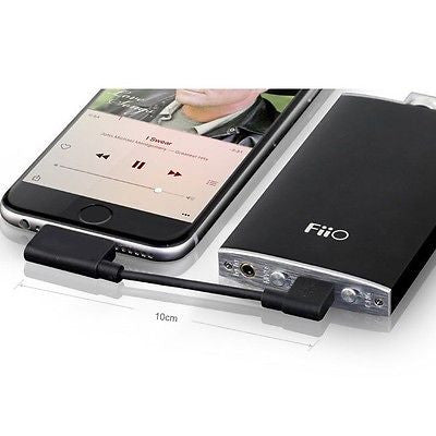 L19 Lightning To Micro-USB Digital Audio Cable Between iPhone and FiiO/Chord DAC - AV Shop UK - 2