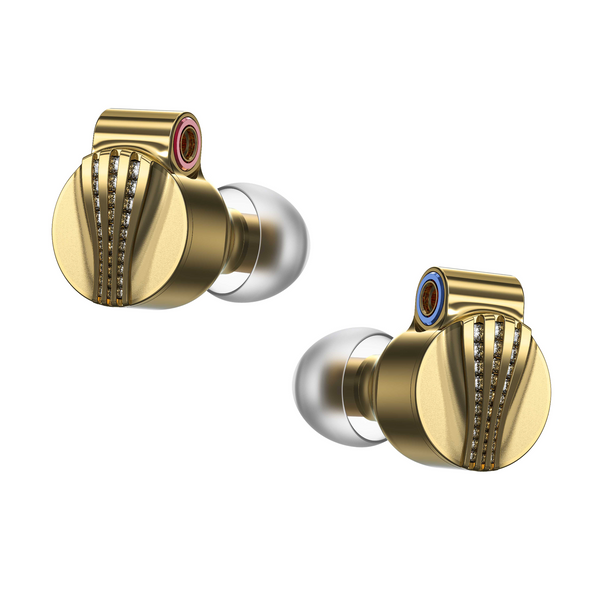 FiiO FDX Limited Edition 24K Gold Plated, Pure Beryllium Driver In-Ear Earphones