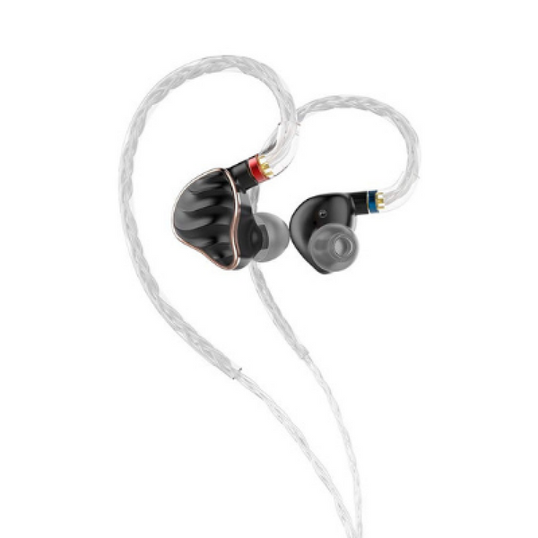 FiiO FH7 Balanced In-Ear Monitors w. 4 Custom Knowles BA Drivers - BLACK