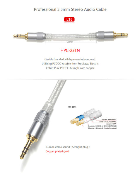 FiiO L16 3.5mm To 3.5mm Stereo Audio Cable With Straight Plugs - AV Shop UK - 2
