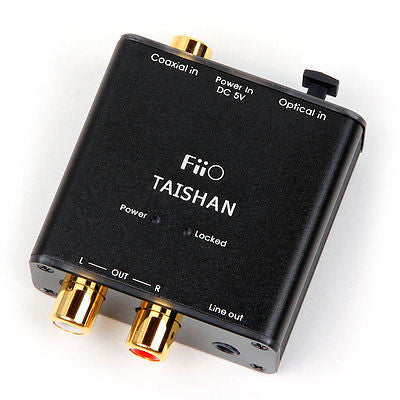 FiiO D03K Taishan Coaxial/Optical Digital To Analogue R/L Audio Converter - AV Shop UK - 1
