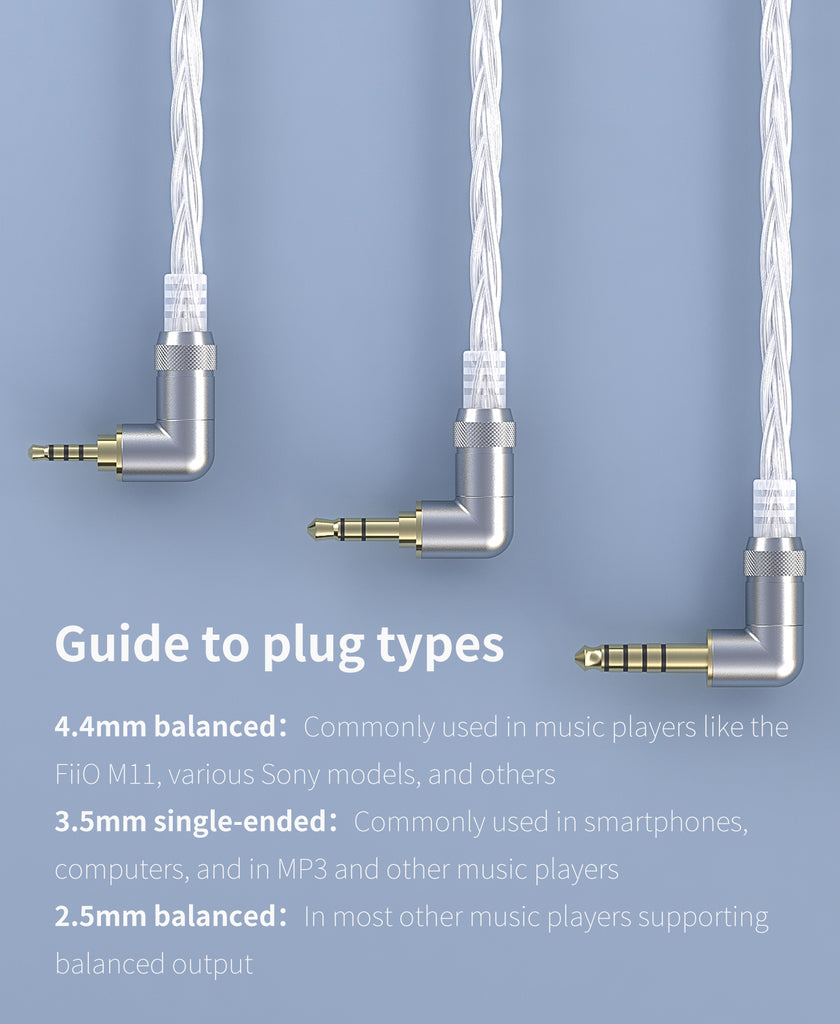 FiiO High Purity Sterling Silver 2-Pin Balanced