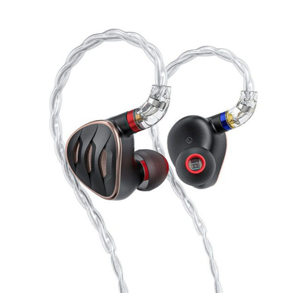 FiiO FH5s 2BA + 2 Dynamic Driver Hybrid MMCX HiFi Audiophile In-ear Earphone IEMs with 3 Tuning Switches